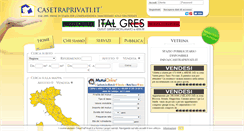 Desktop Screenshot of casetraprivati.it