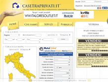 Tablet Screenshot of casetraprivati.it